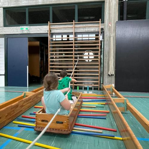 Turnstunde mit Studierenden der KPH Stams