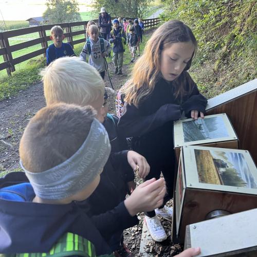 Rätseln an Infoblöcken