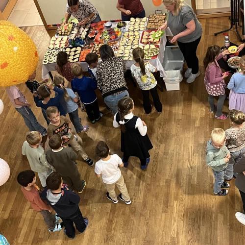 Kurze Jause Buffet von oben_1