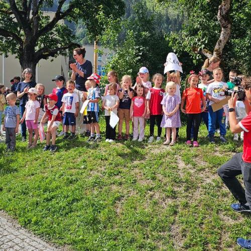 Kindergarten feuert an