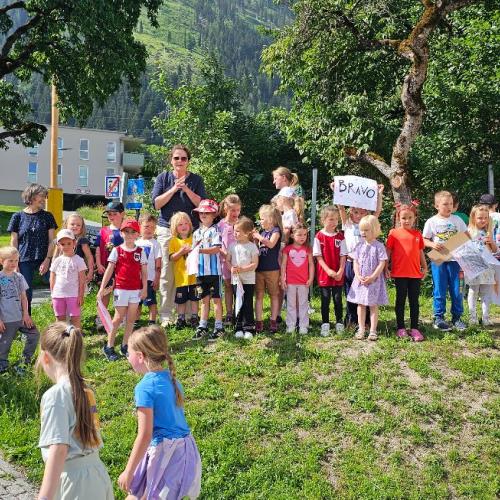 Kindergarten feuert an